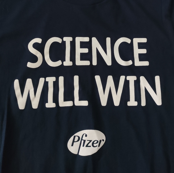 Pfizer Trust the Science T shirt 😂 size Medium - Picture 2 of 2